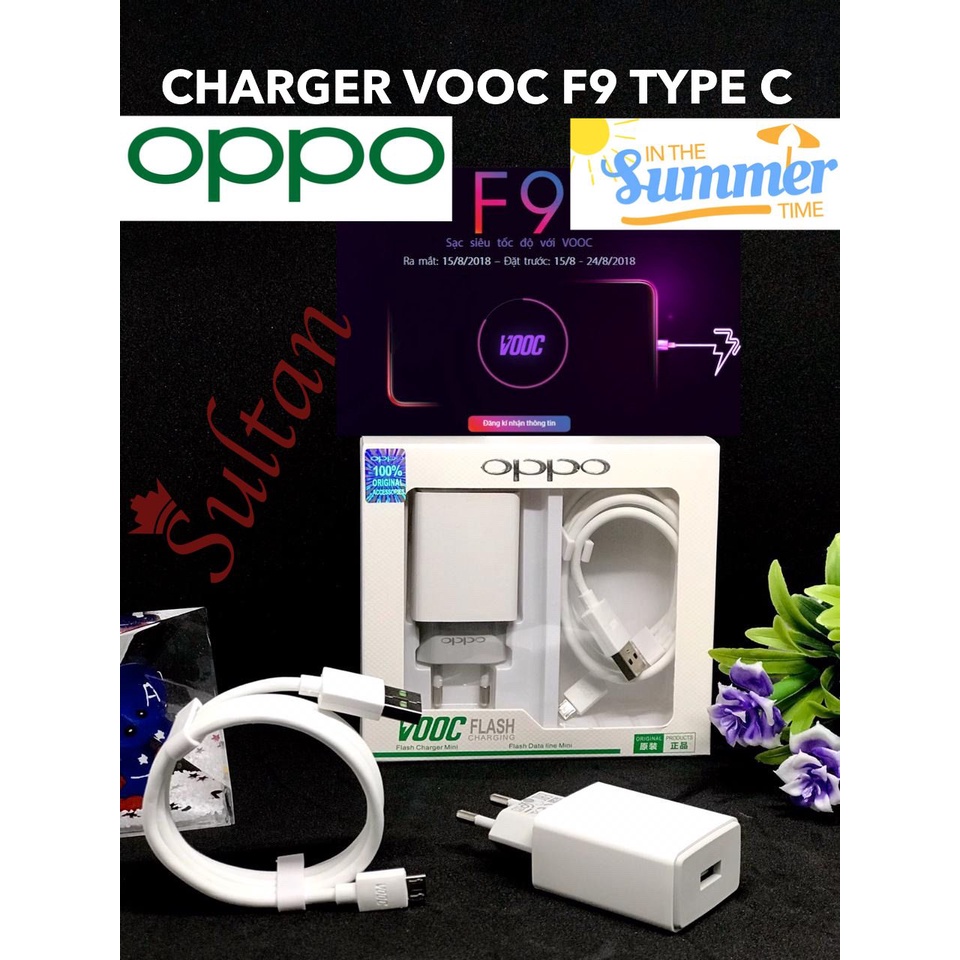 Charger Oppo F5/F9 Original Fast Charging/Charger Oppo F9 F7 F5 F1s F1plus MICRO &amp; TYPE-C