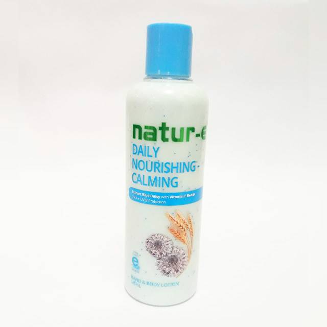Hand & Body Lotion Murah Natur-E Daily Nourishing Calming Biru 245 ml Lotion Tubuh