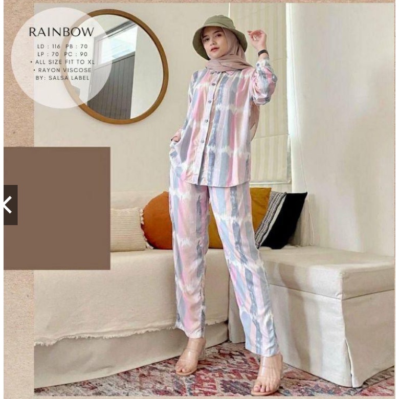 Setelan Tunik Jumbo / One set Wanita / One set Jumbo / One set oversize / Setelan Wanita Jumbo / Stelan Jumbo / One set Rayon Jumbo / Stelan Jumbo LD120