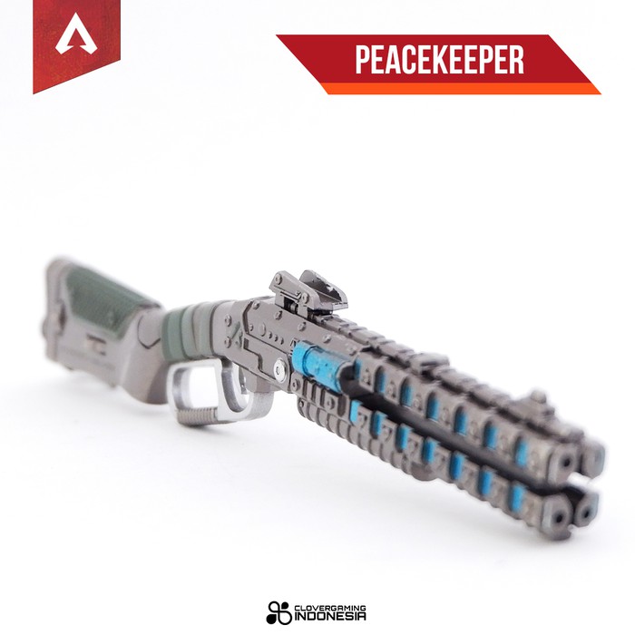 Miniature Apex Peacekeeper Weapon - Keychain Figure Gaming