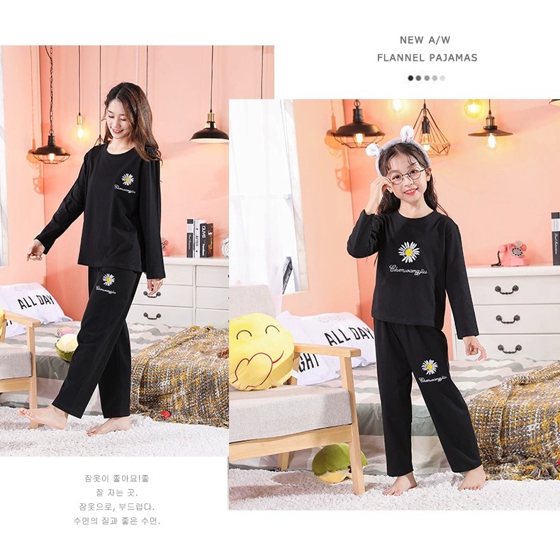 Baju tidur / Piyama Pp mom&amp;kids couple baju tidur import lengan panjang