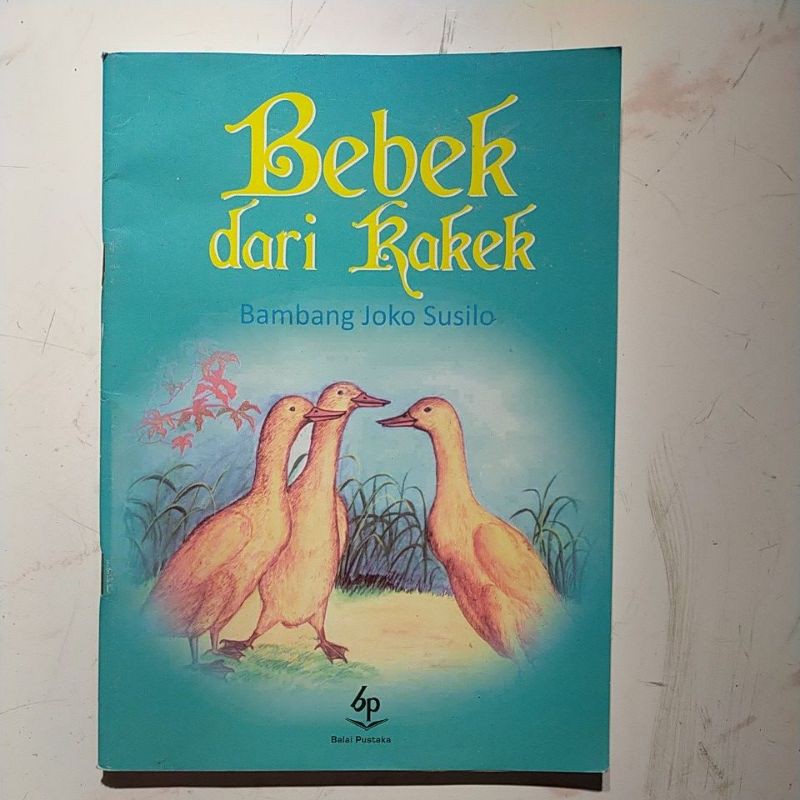 Novel jadul balai pustaka-Bebek dari kakek