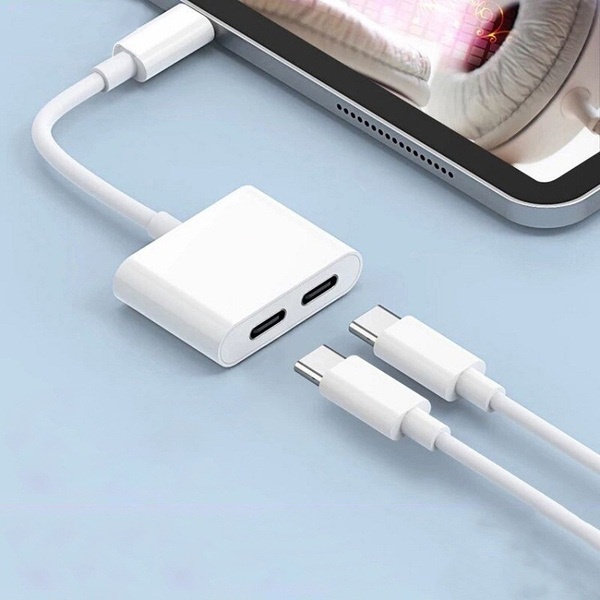 TOTU Audio Adapter 18W Glory Series USB-C to Double Type-C EAUC-15