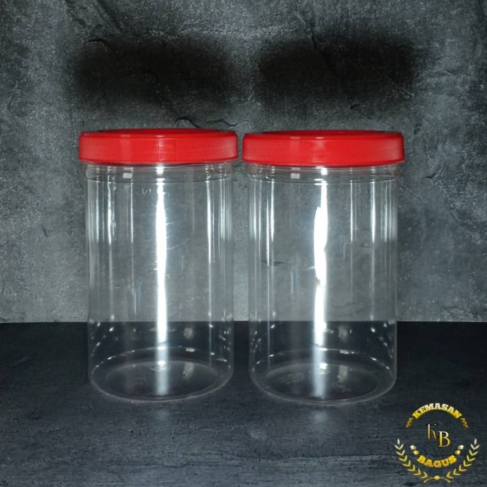 MURAH Toples jar 1000 ml/toples wadah makanan/toples plastik 1000 ml