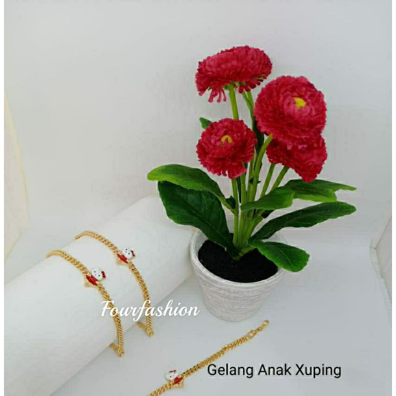 Fourfaahion Gelang Xuping Anak HK Merah
