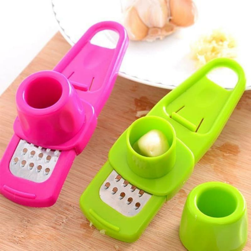 ~ PIYOSHI08 ~ Parutan Serutan Mini Penghalus Bawang Jahe Garlic Grater Grinder Magic Shredder PD14