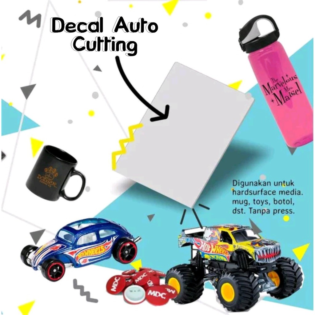 

Vixde Laser Transfer Paper Decal (Auto Cutting) Trial Pack (isi 10 lembar)