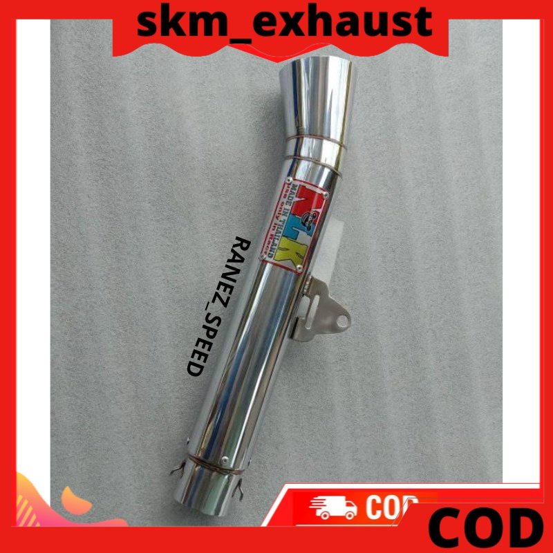 Silincer selencer Knalpot Racing Tabung NLK DAENGSAI4 LONG  Thailand inlet 51mm