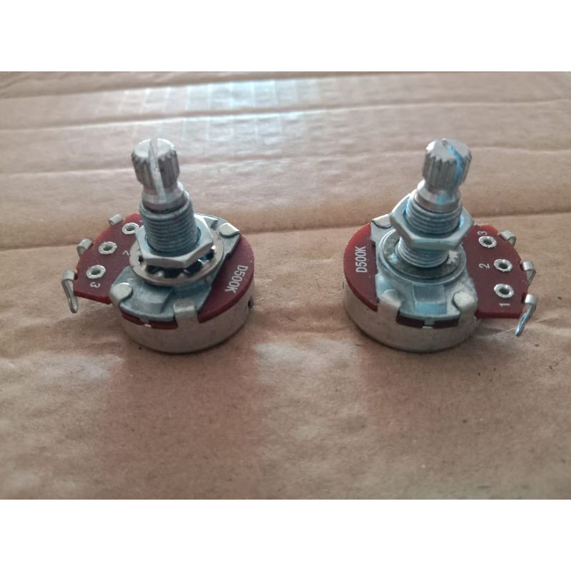 potensio gitar ukuran besar//potensio A500 k//potensio gitar besar B500k