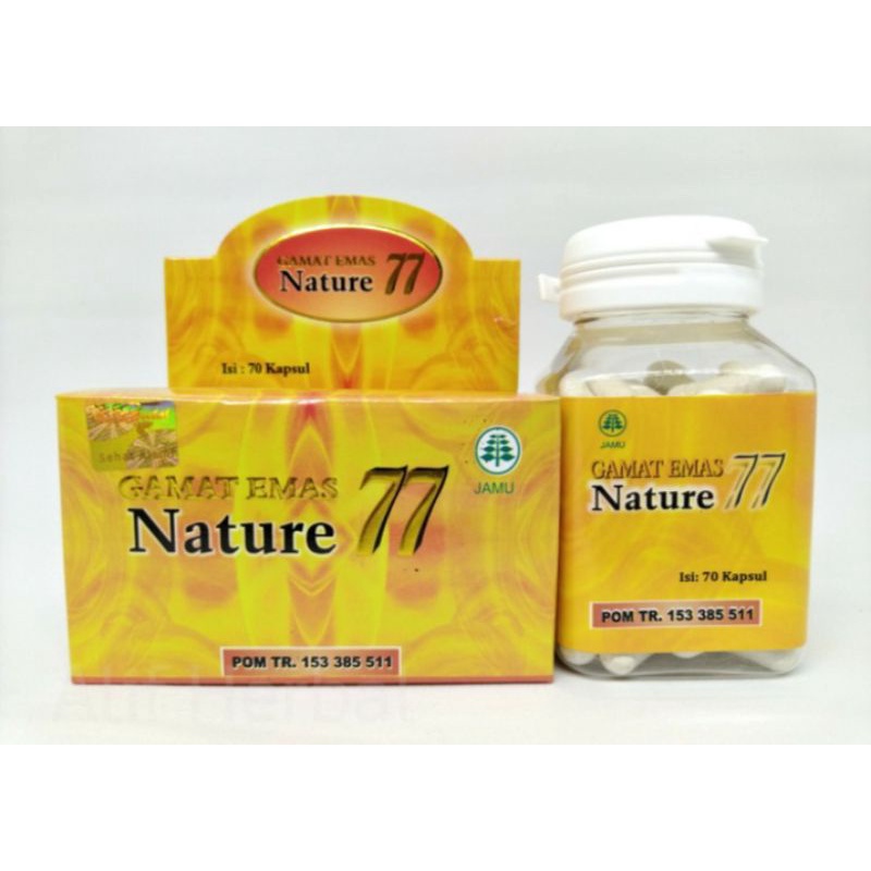 

Nature Gamat Emas 77 Kapsul Extrak Nature ⁷⁷