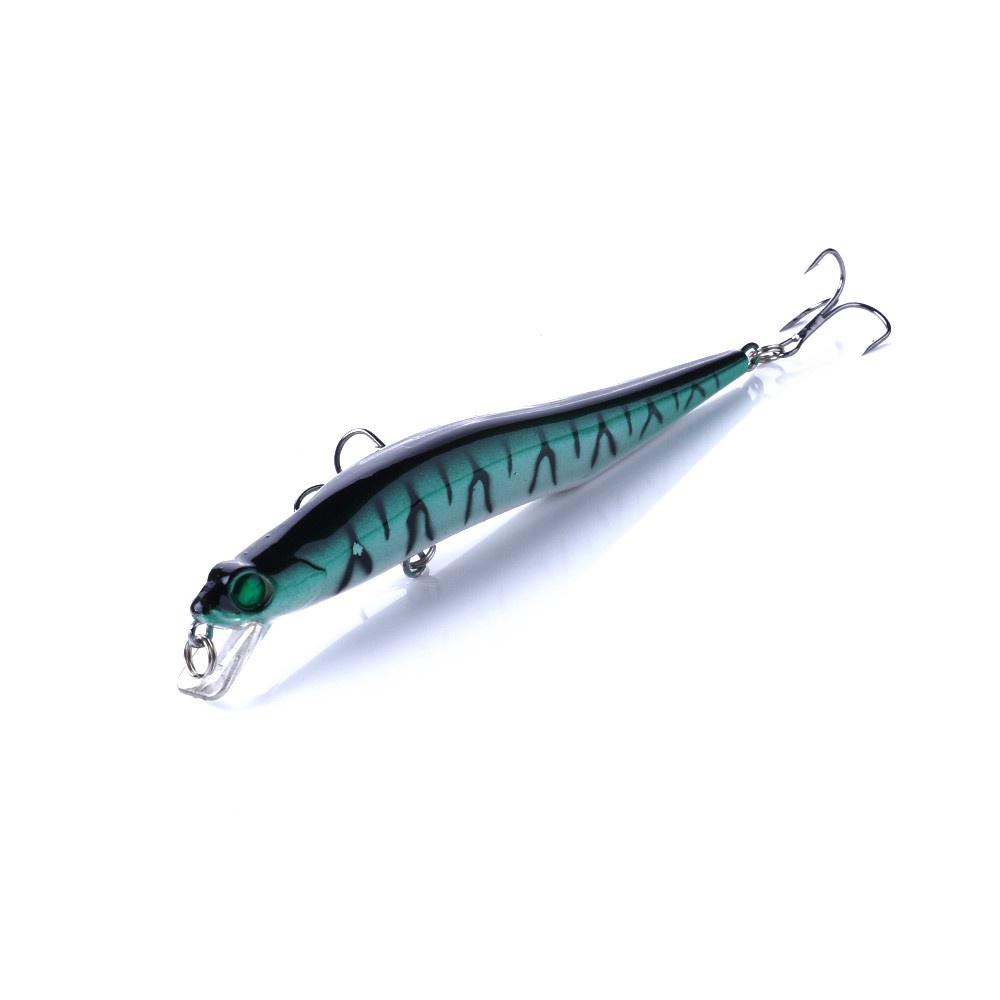 Hengjia 1pc Umpan Pancing Minnow Wobbler 5 Warna 12cm 10g Kedalaman 0.5-1.5m