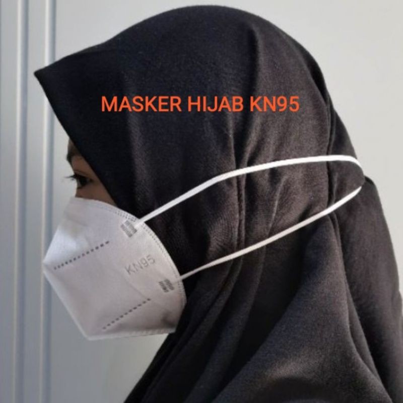 MASEMPO-MASKER HIJAB KN95 5 PLY/HEADLOOP KN95 2 pcs