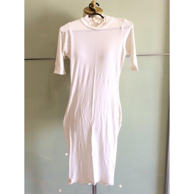 dress putih spandex dress sexy dress ketat dress wanita terusan