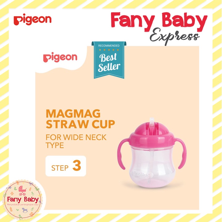 PIGEON MAG MAG STRAW CUP HANGING TYPE IMPORT 200ML