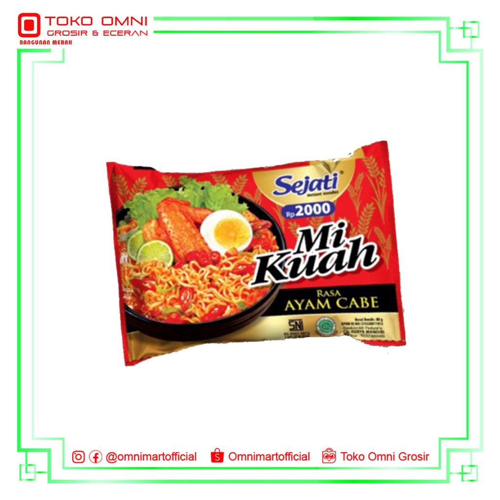 

MIE SEJATI AYAM CABE 80g