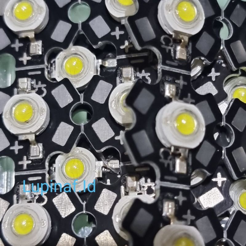 LED HPL 1 3 5 WATT PLUS PCB 1W 3W 5W PLUS PCB SEMUA WARNA