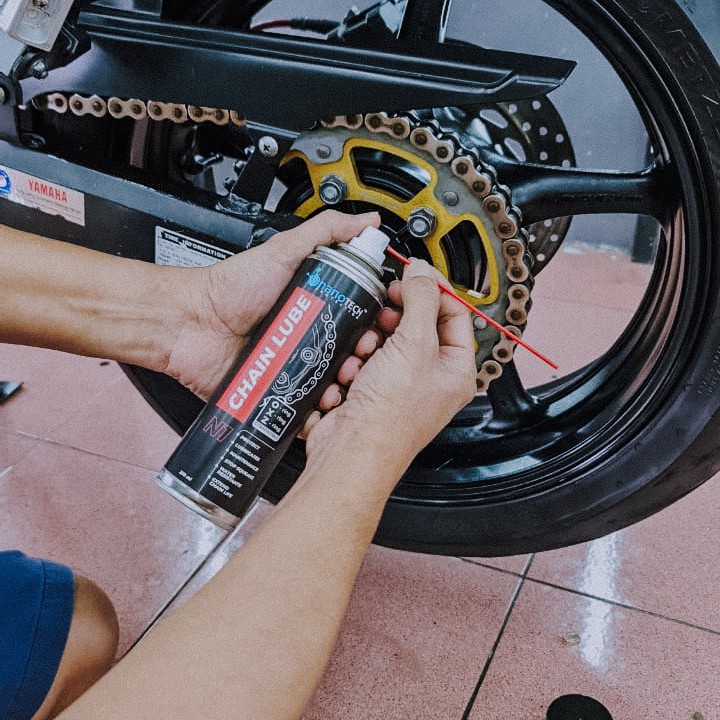 CHAIN LUBE - Pelumas Rantai Sepeda Motor - nanoTECH PROTECTION - Chain Lubricant - Pelumas Rantai Synthetic - Oli Rantai Sepeda Motor