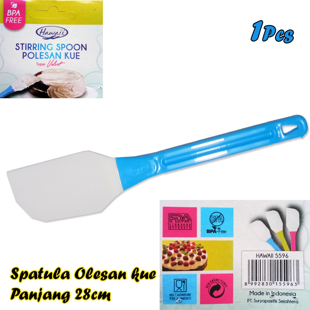 Spatula hawai velvet Stirring Spoon Olesan kue hawaii Murah Spatula hawai velvet Stirring Spoon Pole-Vegasus Store(COD)