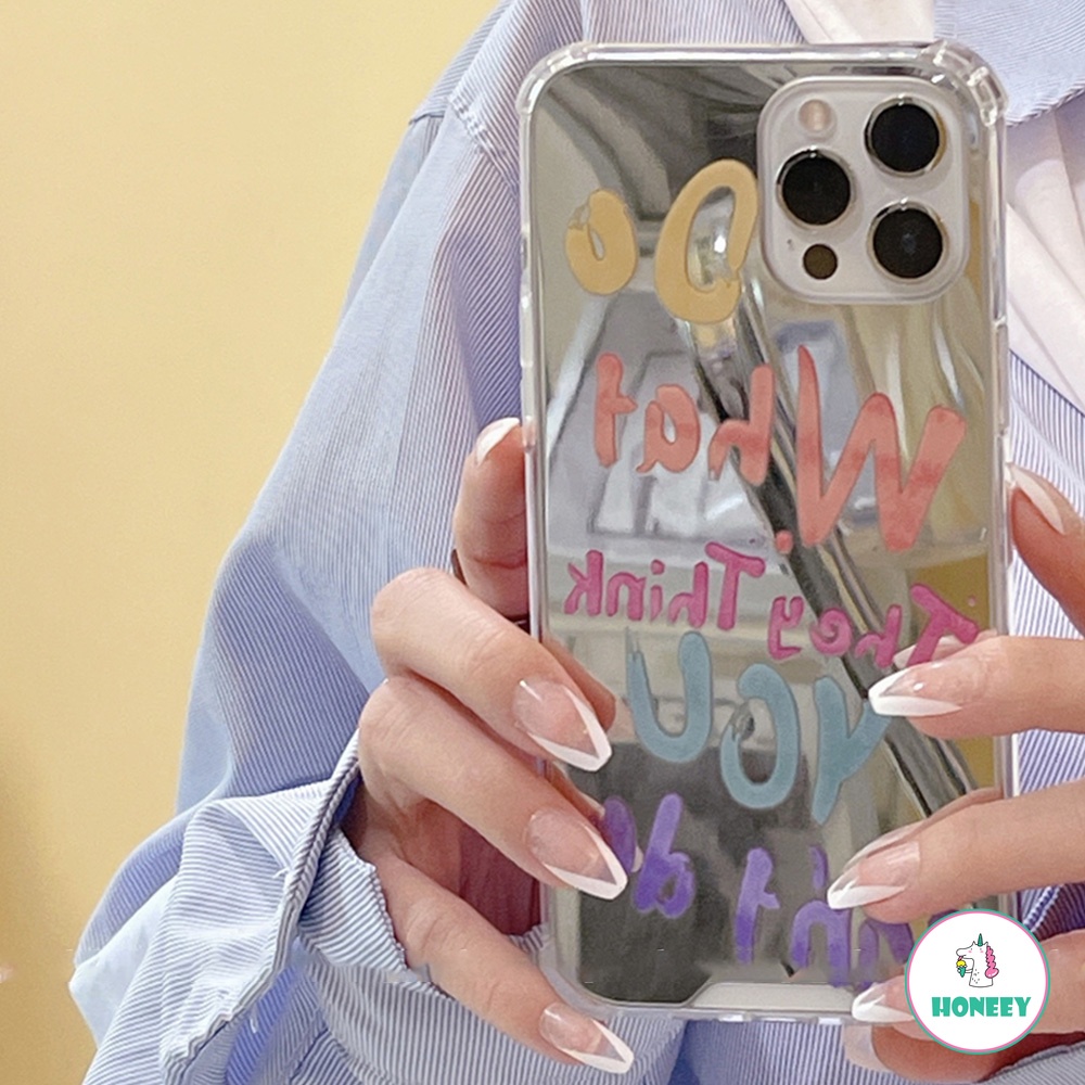 Soft Case TPU Tebal Shockproof Motif Tulisan Graffiti Untuk IPhone 14 13 12 11 Pro Max