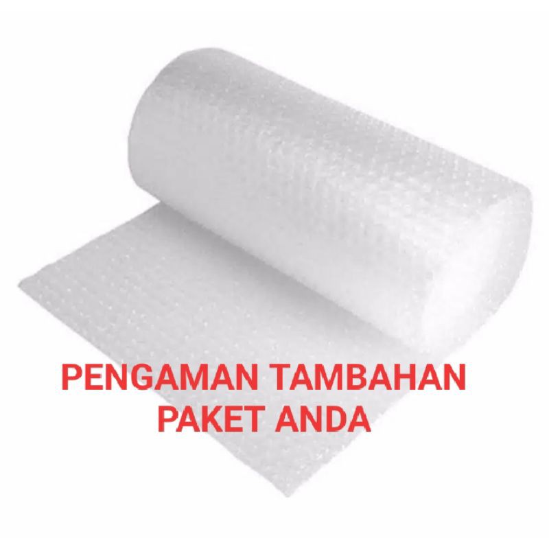 

pengaman tambahan paket anda buble wrap