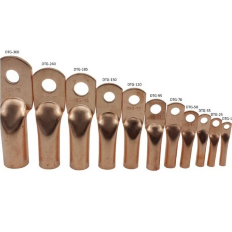 Skun Kabel Copper Tembaga Panjang untuk kabel 35 mm DTG-35