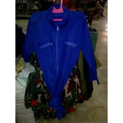 Wearpack Terusan Biru - Wearpak Montir - Baju Montir Wearpak