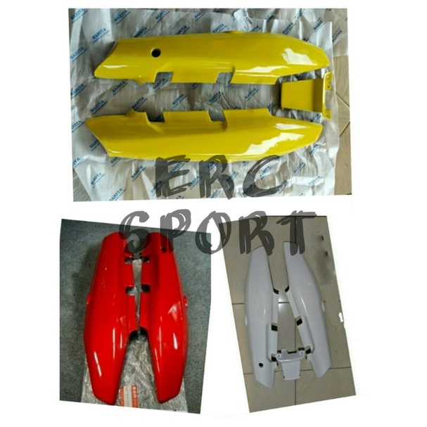 cover bodi TORNADO SHOGUN KEBO plus pet bodi tutup bodi suzuki shogun kebo tornado warna kuning mera