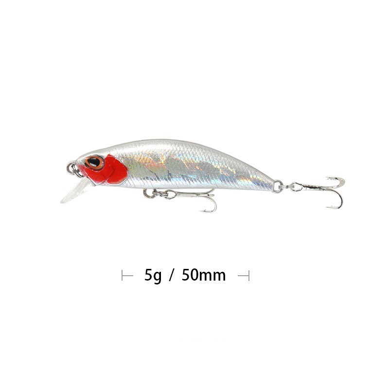 SYFishing 15Pcs 5cm 5g Sinking Minnow Umpan Pancing Swimbait Fishing Lure Wobbler Kail Memancing Ikan Tackle