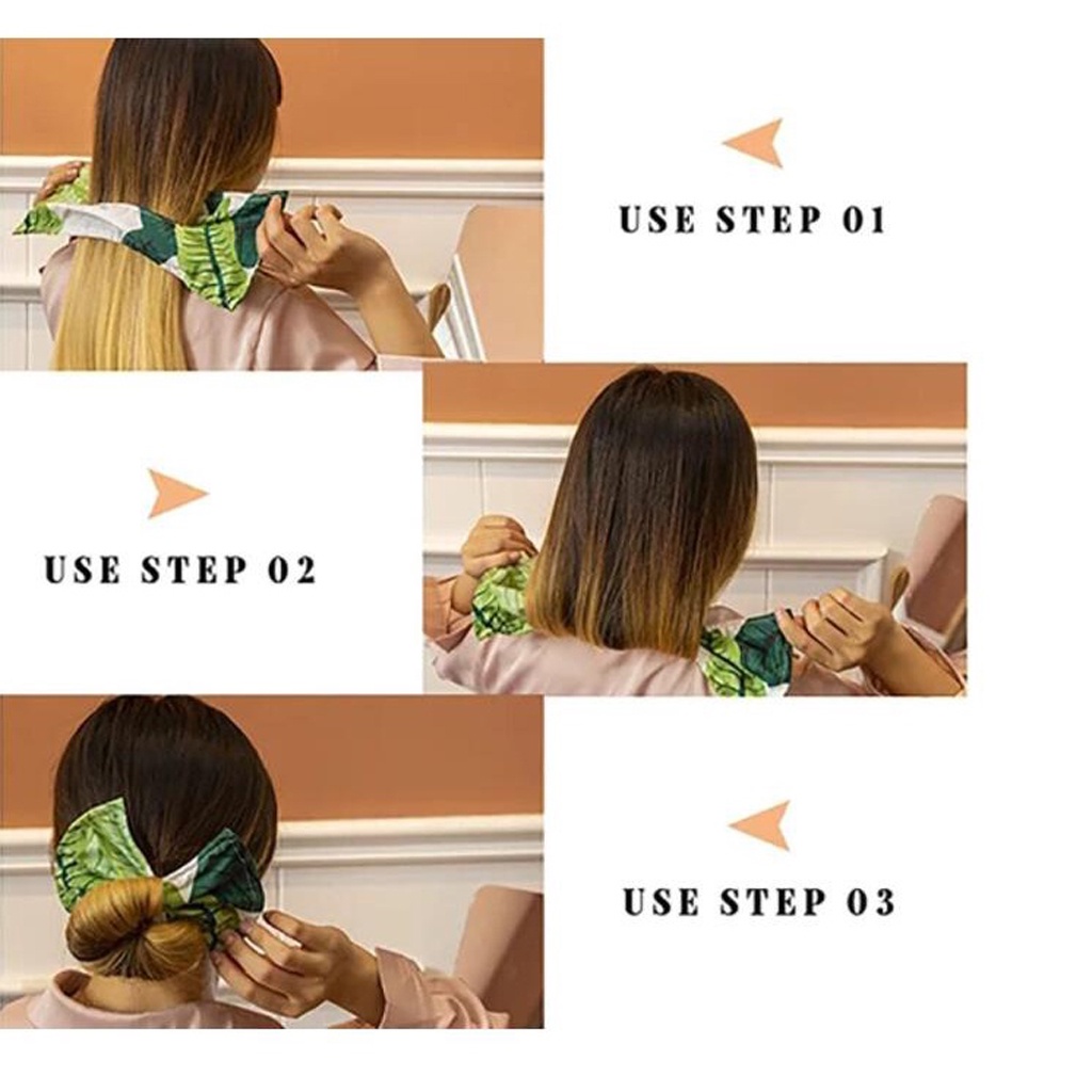 ☛TK☚ Magic Hair Bun Maker Hairdini Pita Donut Styling Bands Donat Sanggul Cepol Ribbon Magic Hair Roll Gulungan Rambut Kawat ala korea A066