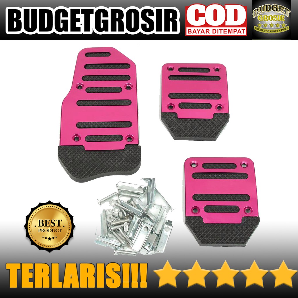 Cover Aluminium Pedal Gas Mobil - XB-373