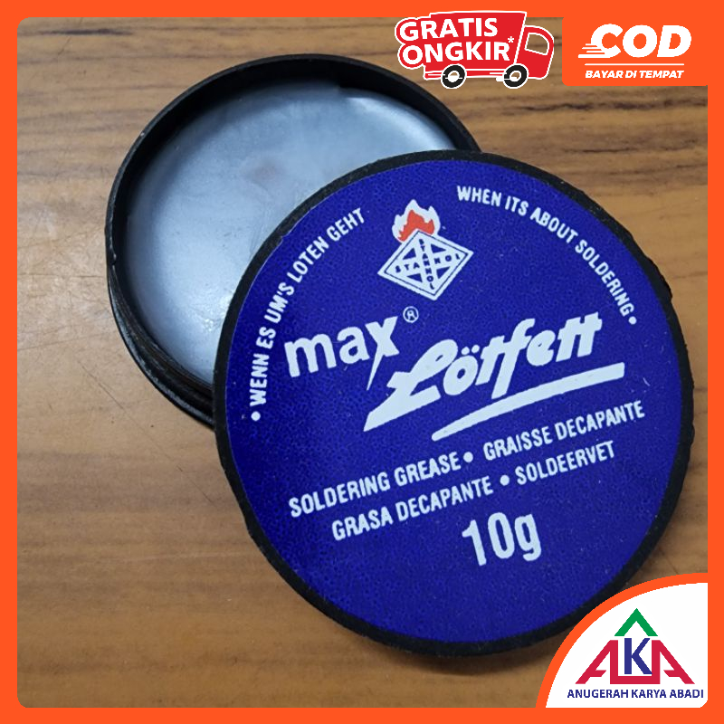 Lotfet Tanggung 10g Pasta minyak Solder Max 10 gram