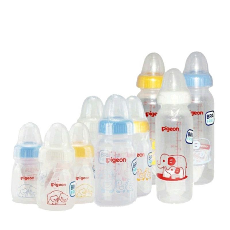 [Terlaris] PIGEON Botol PP Standard Neck 50ml / 120ml / 240ml (satuan) Botol Dot Susu Bayi