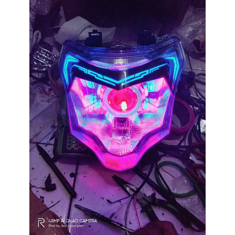 Reflektor new vixion advance/projie vixion/headlamp projie NVA/kepala projie new vixion advance