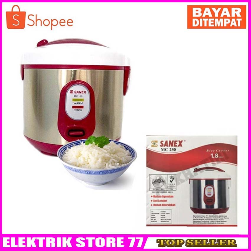 Rice Cooker Sanex 1,8 Liter MC-258