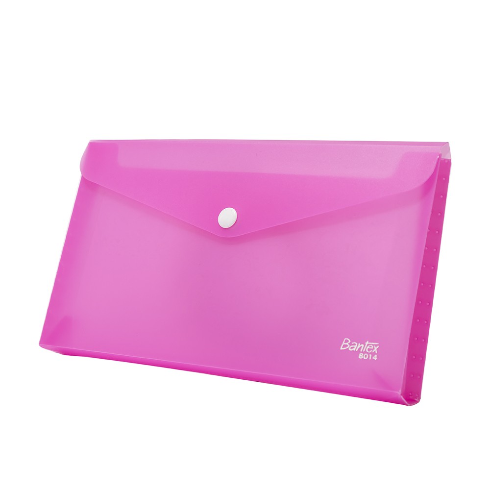 

[Zada] Bantex Poly Wallet For Cheque (2 Divider) Pink 8014 19