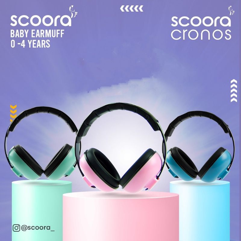 SCOORA Cronos Baby Earmuff Penutup Telinga Bayi Pelindung Telinga Bayi