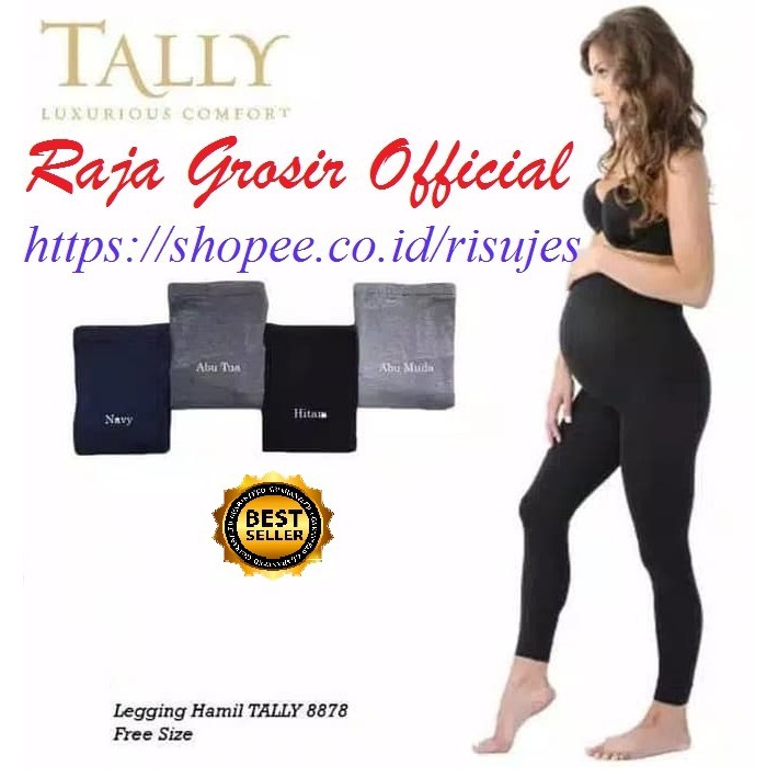 Celana Legging Hamil ASLI TALLY 8878 , 8868 &amp; 8851 (3/4) - Premium Quality