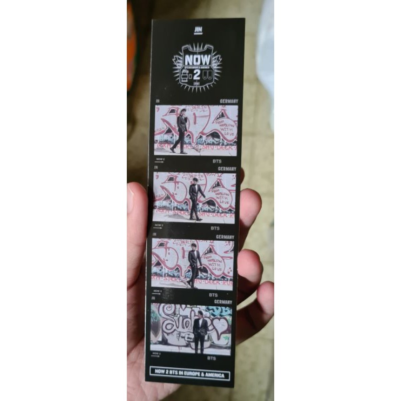 [booked] BTS - Jin Bookmark (dari Now 2)