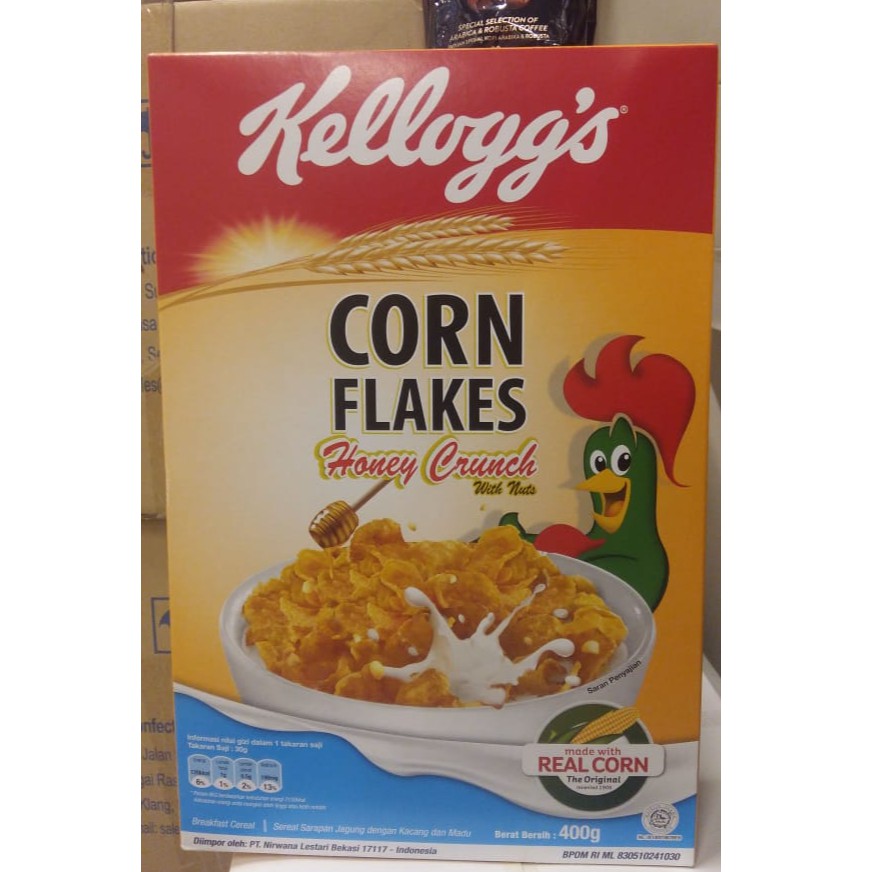 

KELLOG'S HONEY CRUNCH CORN FLAKE WITH NUTS