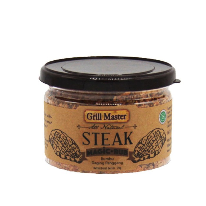 Jay's Grill Master STEAK Magic Rub 70gr bumbu daging panggang marinasi