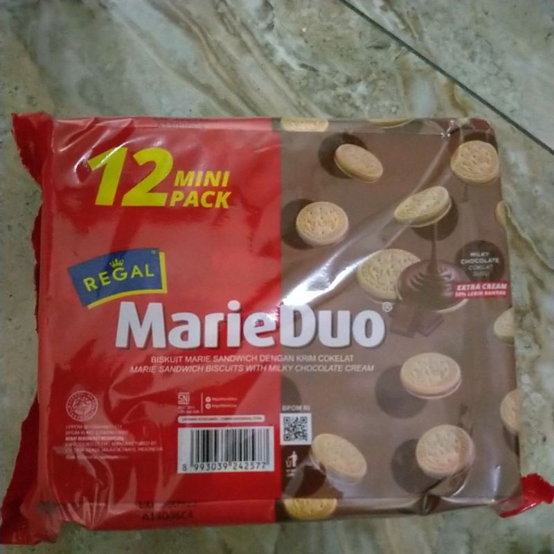 

REGAL MARIE DUO CHOCO ISI 12 MINI PACK AYES TOSERBA