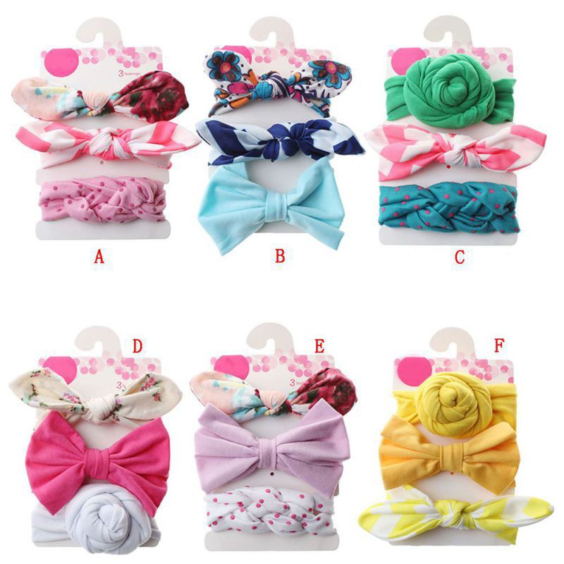 3pcs Set Bandana Manis Model Simpul Kelinci Cantik Shopee Indonesia