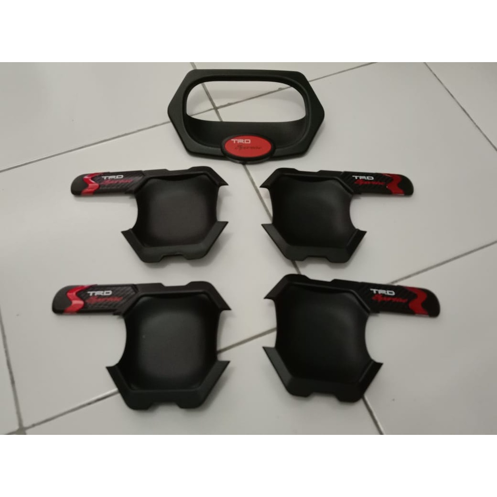 Outer Mangkok Pintu Mobil Rush/Terios 2008-2017 Model TRD Sportivo Hitam Doff