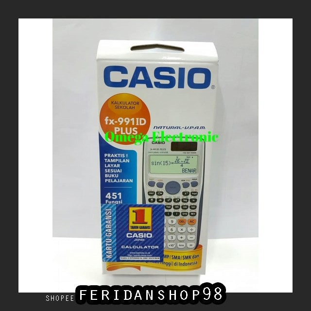 

BT110 CASIO KALKULATOR FX-991 BEST ID PLUS SCIENTIFIC CALCULATOR CASIO BY FERIDANSHOP98