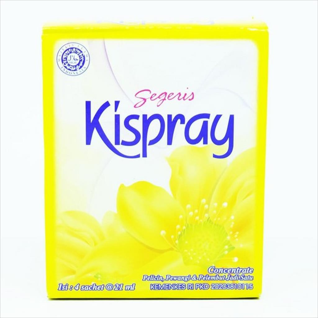 Kispray Segeris 4 Sachet 21ml - Box Refill
