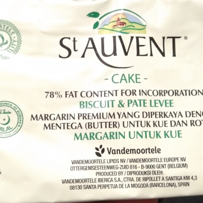 

Ee5041F10 Unsalted Butter St Auvent 1Kg 6Gggdddv