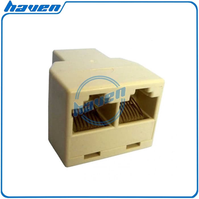 BAREL RJ45 DOUBLE / SAMBUNGAN KABEL LAN UTP DOUBLE FEMALE TO FEMALE