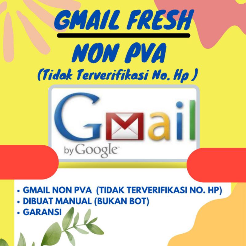 PROMO GMAIL FRESH/BARU BERGARANSI