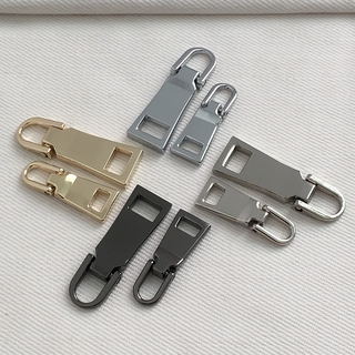 1pc Puller Resleting Metal Dapat Dilepas Untuk Reparasi Zipper Kepala Sliders Aneka Warna Pilih Praktis