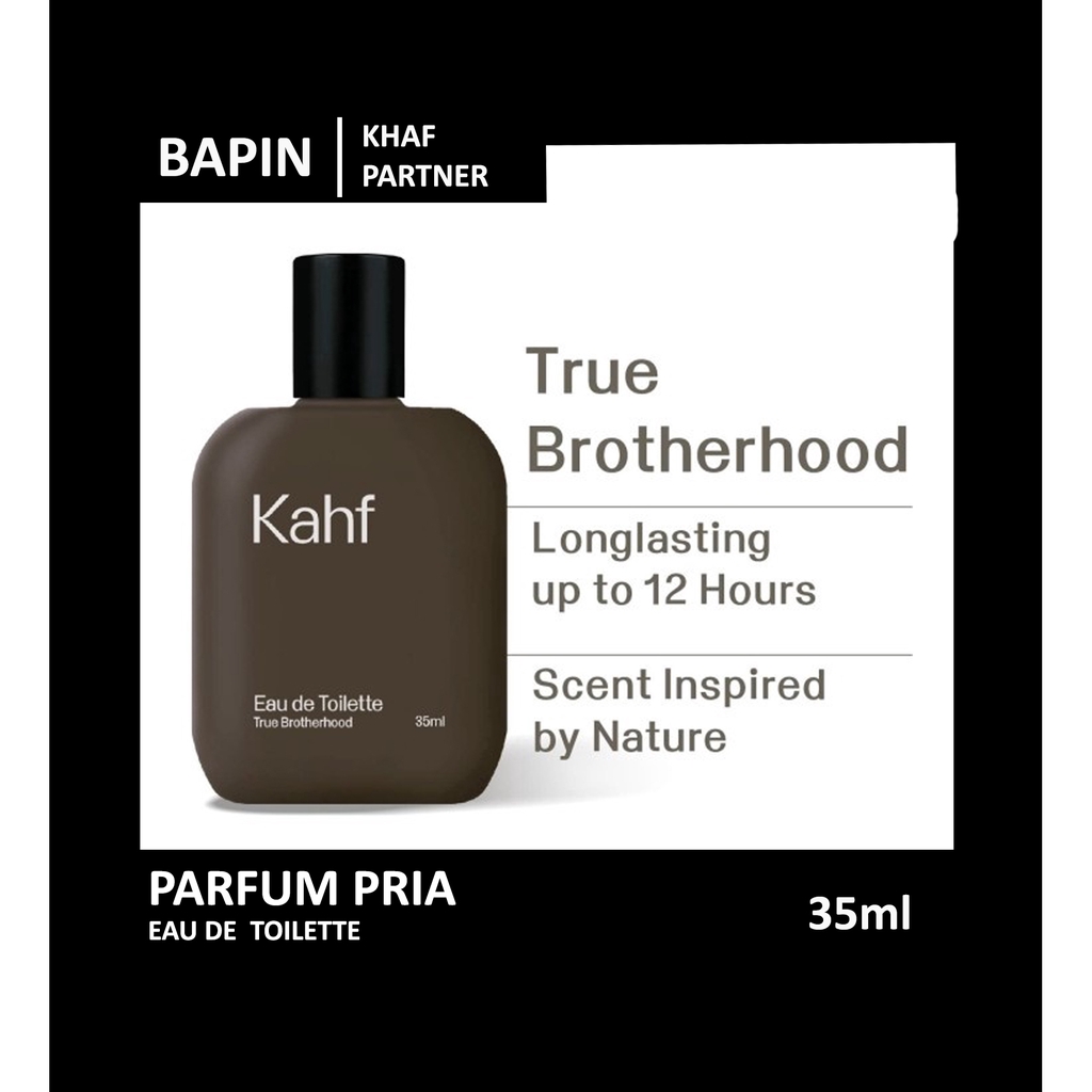 BISA COD KAHF Parfum True Brotherhood Eau de Toilette 35 ml Kahf Perfume Parfum Pria by Wardah